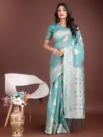 Ast Bulbul Cotton Silk with Tassels Work Saree Collection - Image 8