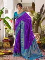 Ast Kanchana Silk Pochampally Soft Silk Festival Saree Collection - Image 2
