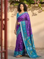 Ast Navya Silk Vol 1 Soft Silk Pochampally Festival Wear Saree Collection - Image 2
