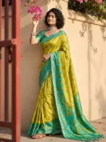 Ast Navya Silk Vol 1 Soft Silk Pochampally Festival Wear Saree Collection - Image 3