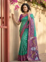 Ast Navya Silk Vol 1 Soft Silk Pochampally Festival Wear Saree Collection - Image 9