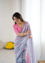 Bt 3148 Georgette Printed Casual Wear Saree Collection - Image 2