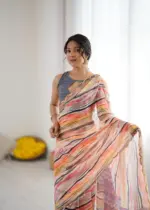 Bt 3148 Georgette Printed Casual Wear Saree Collection - Image 5