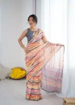 Bt 3148 Georgette Printed Casual Wear Saree Collection - Image 7