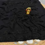Ds 730 Black Beeds Grand Party Wear Saree Collection - Image 2