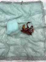 Ds 745 Soft Net with Sequence and Beads Work Embroidered Designer Saree Collection - Image 11