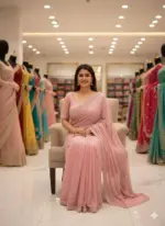 Ds 745 Soft Net with Sequence and Beads Work Embroidered Designer Saree Collection - Image 7