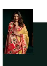 Gobuni Seerat Tissue Paithani with Lotus Zari Border Saree Collection - Image 15