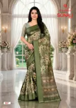 Kashvi Sonali Vol 1 Black Vichitra Casual Wear Saree Collection - Image 10