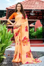 Kashvi Yuvan Vol 13 Georgette Casual Wear Saree Collection - Image 11