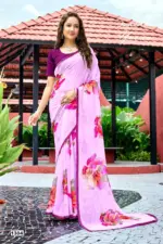 Kashvi Yuvan Vol 13 Georgette Casual Wear Saree Collection - Image 3