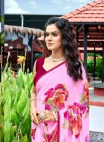 Kashvi Yuvan Vol 13 Georgette Casual Wear Saree Collection - Image 8