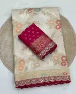 Kc 208 Soft Flowing Pure Dola Silk Wedding Wear Saree Collection - Image 2