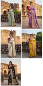 Kc 210 Soft Flowing Pure Dola Silk Saree Festival Collection - Image 6