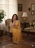 Kc 881 Pixel Crush with Cutdana Worked Party Wear Saree Collection - Image 4