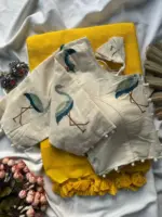 Khadi Vol 4 Khadi Cotton with Work Saree and Blouse with Work Collection - Image 7