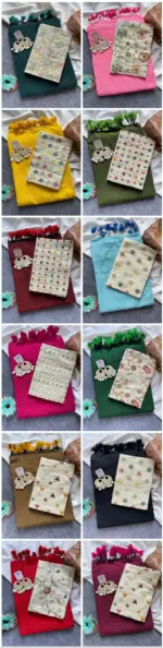 Khadi Vol 6 Cotton Saree with Blouse Embroidery Work Collection - Image 9