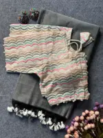 Khadi Vol 7 Cotton Casual Wear Saree with Work Blouse Collection - Image 10