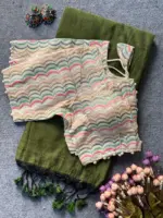 Khadi Vol 7 Cotton Casual Wear Saree with Work Blouse Collection - Image 2