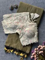 Khadi Vol 7 Cotton Casual Wear Saree with Work Blouse Collection - Image 5