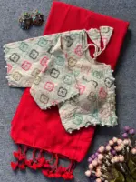 Khadi Vol 7 Cotton Casual Wear Saree with Work Blouse Collection - Image 9