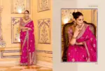 Kimora Rajmahal Banarasi Silk Border Work Festival Wear Saree Collection - Image 7