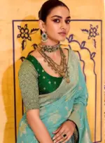 Kimora Rajmahal Banarasi Silk Border Work Festival Wear Saree Collection - Image 8