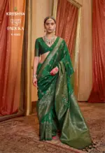 Kresha Paduka Silk with Zari Weaving Fancy Saree Collection - Image 7