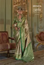 Kreshva Aakarshan Tissue Silk with Traditional Wear Saree Collection - Image 4