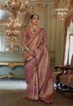 Kreshva Anupa Tissue Dharmavaram Silk Tradtional Wear Saree Collection - Image 2