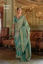 Kreshva Anupa Tissue Dharmavaram Silk Tradtional Wear Saree Collection - Image 4