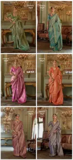 Kreshva Anupa Tissue Dharmavaram Silk Tradtional Wear Saree Collection - Image 6