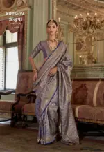Kreshva Anupa Tissue Dharmavaram Silk Tradtional Wear Saree Collection - Image 7