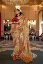 Kreshva Mudra Silk Organza Designer Festival Wear Saree Collection - Image 4