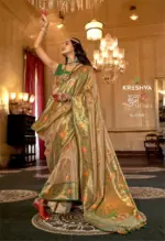 Kreshva Mudra Silk Organza Designer Festival Wear Saree Collection - Image 7