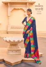 Kreshva Sajni Silk with Printed Traditional Wear Saree Collection - Image 4