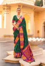 Kreshva Sajni Silk with Printed Traditional Wear Saree Collection - Image 7