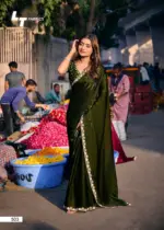 Lt Aurika Vol 5 Malai Silk with Embroidery Work Saree Collection - Image 3