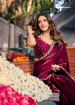 Lt Aurika Vol 5 Malai Silk with Embroidery Work Saree Collection - Image 6