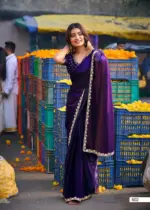 Lt Aurika Vol 5 Malai Silk with Embroidery Work Saree Collection - Image 8