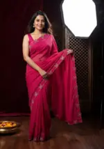 Mahek 210 Georgette Siroski Work Saree Collection - Image 5