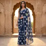 Mahek 212 Embroidery Georgette Party Wear Saree - Image 3