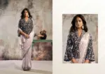Mahotsav Selene Organza Silk with Embroidery Ready to Wear Saree - Image 5