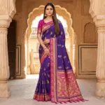 Mb 1013 Soft Paithani Silk Zari Weaving Festival Saree Collection - Image 2
