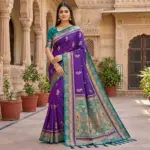 Mb 1013 Soft Paithani Silk Zari Weaving Festival Saree Collection - Image 3