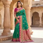 Mb 1013 Soft Paithani Silk Zari Weaving Festival Saree Collection - Image 9