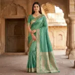 Mb 1131 Banarasi Silk Zari Weaving Saree Collection - Image 12