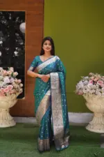 Mb 1132 Banarasi Silk Zari Weaving Saree Collection - Image 2