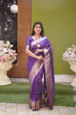 Mb 1132 Banarasi Silk Zari Weaving Saree Collection - Image 5