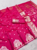 Mb 1209 Banarasi Silk Zari Motifs Saree Collection - Image 10